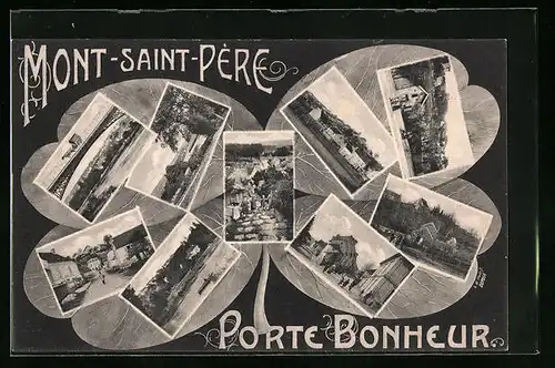 AK Mont-Saint-Père, Verschiedene Ortsansichten