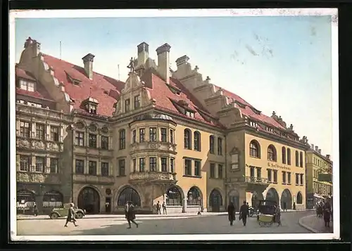 AK Münchner Hofbräuhaus am Platzl