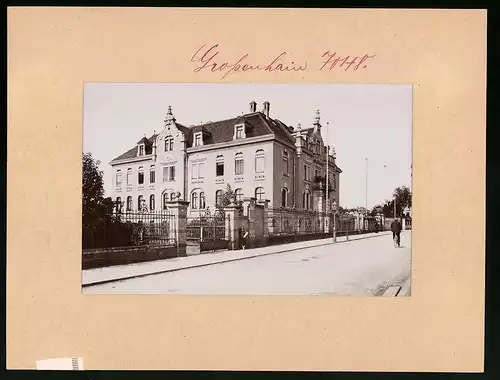 Fotografie Brück & Sohn Meissen, Ansicht Grossenhain, Partie am Königliche Amtshauptmannschaft