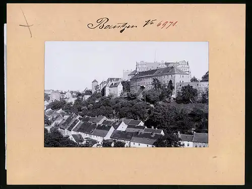Fotografie Brück & Sohn Meissen, Ansicht Bautzen-Seidau, Stadtansicht mit Schloss Ortenburg