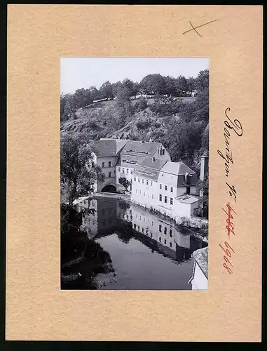 Fotografie Brück & Sohn Meissen, Ansicht Bautzen, Blick auf die Lohmühle