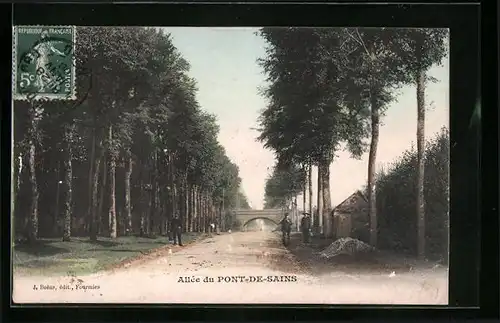 AK Pont-de-Sains, Allée