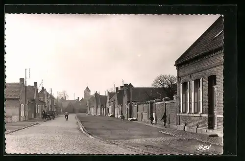 AK Goeulzin, La rue Charles Lefebvre