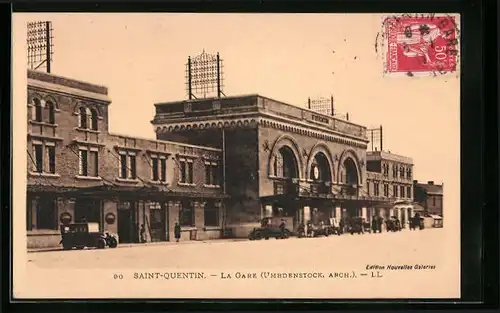 AK Saint-Quentin, La Gare