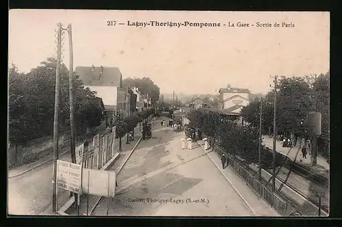 AK Lagny-Thorigny-Pomponne, La Gare