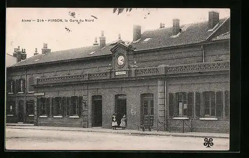 AK Hirson, La Gare du Nord