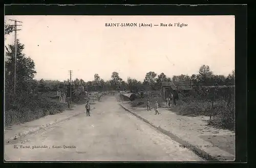 AK Saint-Simon, Rue de l`Eglise