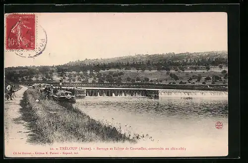 AK Tréloup, Barrage et Ecluse de Courcelles