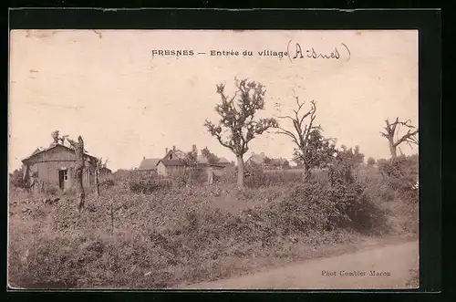 AK Fresnes, Entrée du village