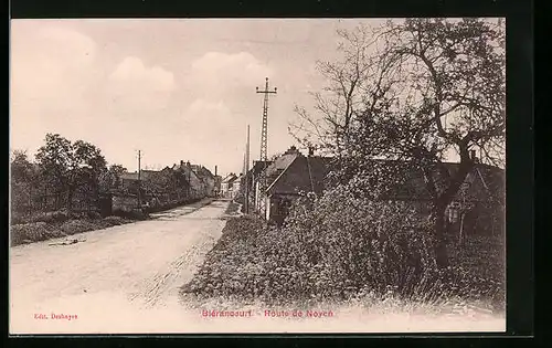 AK Blérancourt, Route de Noycn