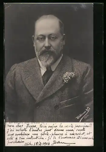 AK König Edward VII. - Portrait im Anzug