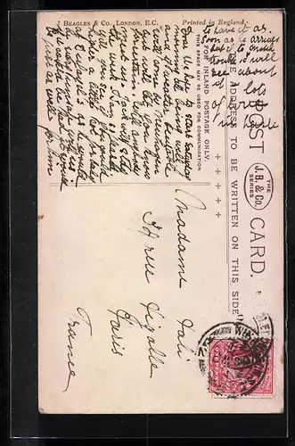 AK King Edward VII. - Portrait mit Gehstock