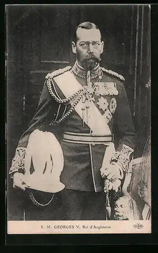 AK Georges V., Roi d`Angleterre - Portrait in Uniform