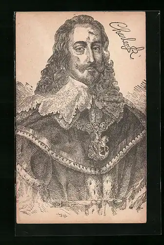 Künstler-AK Charles I., König von England