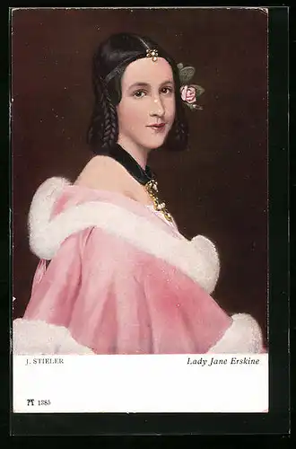 Künstler-AK Lady Jane Erskine