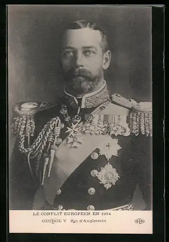 AK König George V. von England in Uniform