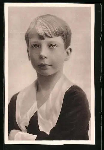 AK Prinz Charles von Belgien im Alter von 10 Jahren