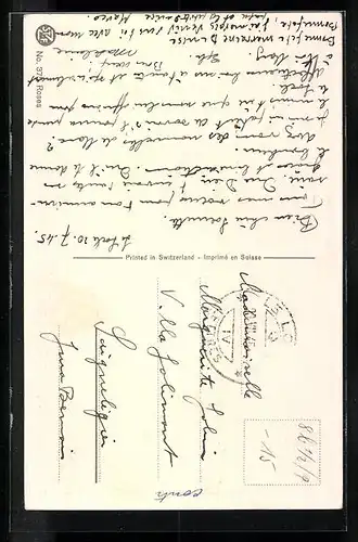 AK Rosa und rote Rose in Blüte