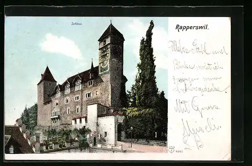 AK Rapperswil, Ansicht des Schlosses