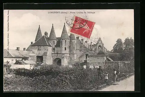 AK Longpont, Porte fortifiée de l`Abbaye