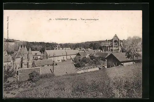 AK Longpont, Vue panoramique