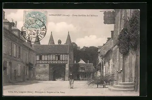 AK Longpont, Porte fortifiée de l`Abbaye