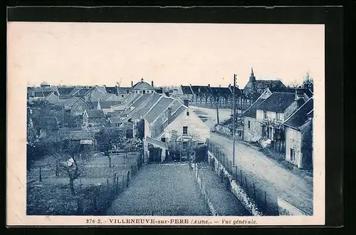 AK Villeneuve-sur-Fere, Vue generale