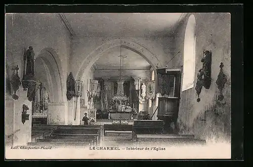 AK Le Charmel, Interieur de l`Eglise