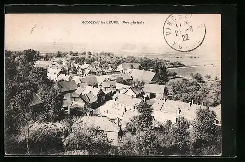 AK Monceau-les-Leups, Vue generale