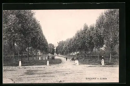 AK Sinceny, L`Allée