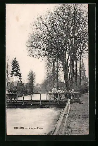 AK Hirson, Vue de l`Oise