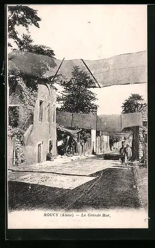 AK Roucy, La Grande Rue