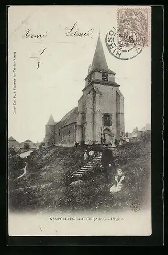 AK Nampcelles-la-Cour, L`Église