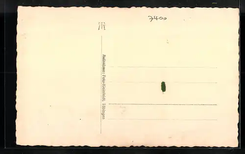 AK Tübingen, Ortsansicht mit Flusspartie