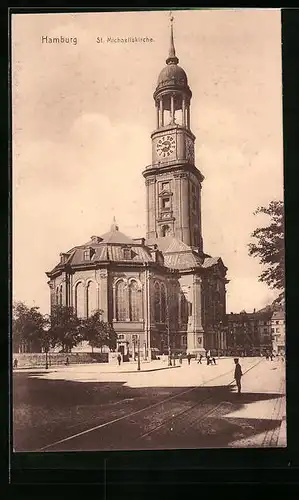 AK Hamburg-Neustadt, St. Michaeliskirche