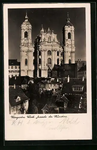 AK Weingarten, Württ. Fassade des Münsters