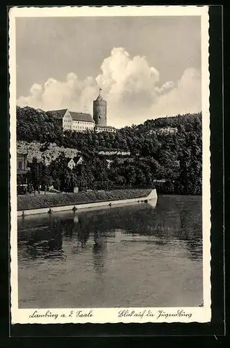 AK Camburg /Saale, Blick auf die Jugendburg