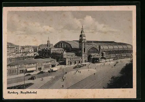 AK Hamburg-St.Georg, Ansicht vom Hauptbahnhof