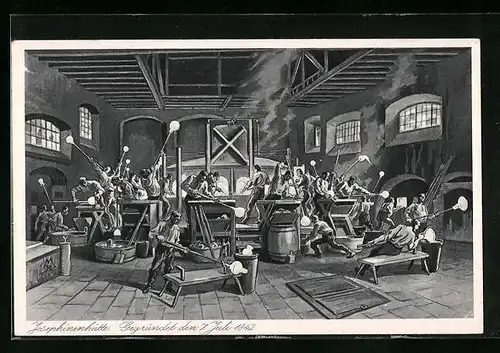 AK Ober-Schreiberhau /Rsgb., Kunstglasfabrik Josephinenhütte