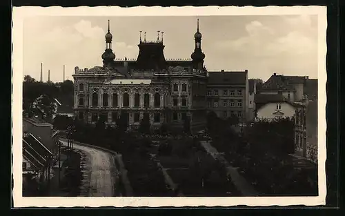 AK Göding, Realschule mit Strassenpartie