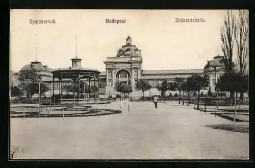 AK Budapest, Industriehalle mit Park