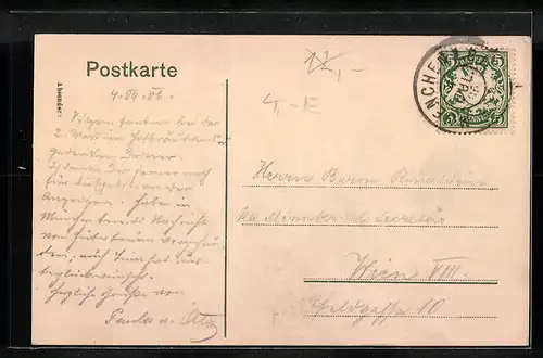 AK München, Villa Lenbach