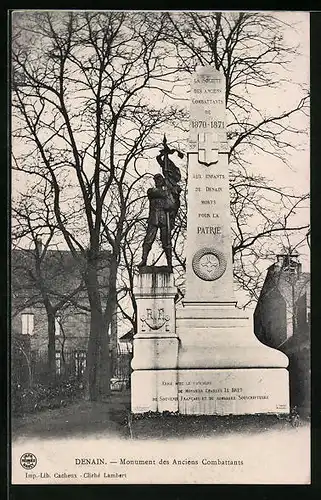 AK Denain, Monument des Anciens Combattants
