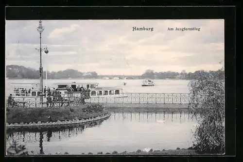 AK Hamburg-Neustadt, Am Jungfernstieg