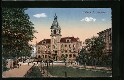 AK Halle a. S., Hauptpost (Gebäude)
