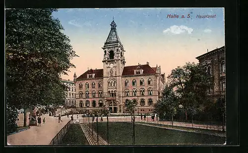 AK Halle a. S., Hauptpost (Gebäude)