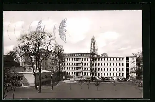 AK Frankfurt-Nordend, Krankenhaus Maingau vom Roten Kreuz in der Scheffelstr. 2-16