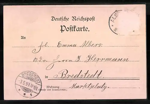 AK Hamburg, Börse, Waage und Krahn 1840