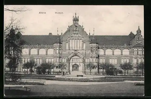 AK Hamburg-Altona, Ansicht des Museums