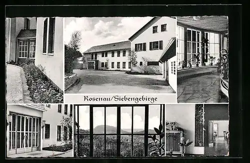 AK Rosenau /Siebengebirge, Heim Rosenau mit Innenansichten